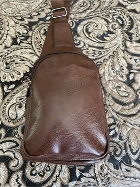 Westend Sling Crossbody Bag - Brown